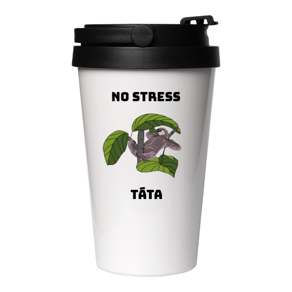 Cestovný nerezový hrnček s potlačou Nový produkt